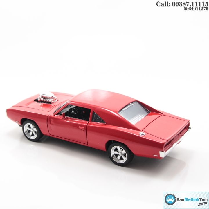 MÔ HÌNH DODGE CHALLENGER FAST AND FURIOUS RED 1:32 MINIAUTO