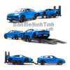 Mô hình xe Design Elite Transport - Lamborghini Urus + Huracan 1:24 Maisto Met Blue (3)