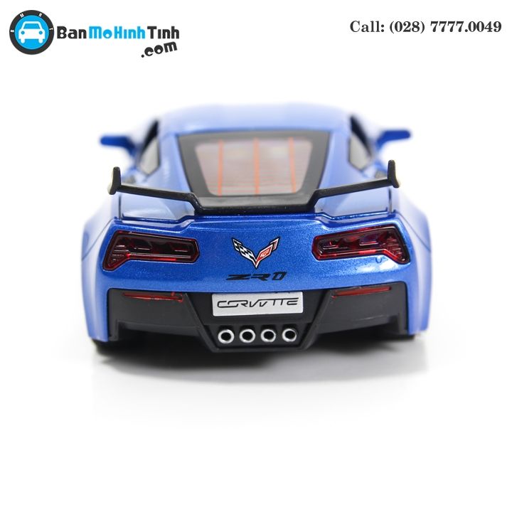 MÔ HÌNH CHELVOLET CORVETTE ZR1 BLUE 1:32 TYMODELS