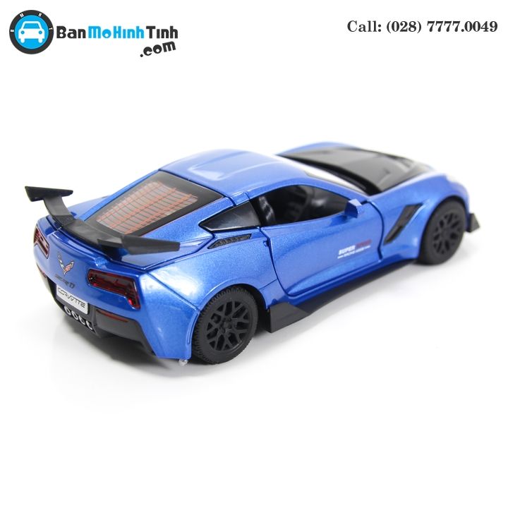 MÔ HÌNH CHELVOLET CORVETTE ZR1 BLUE 1:32 TYMODELS