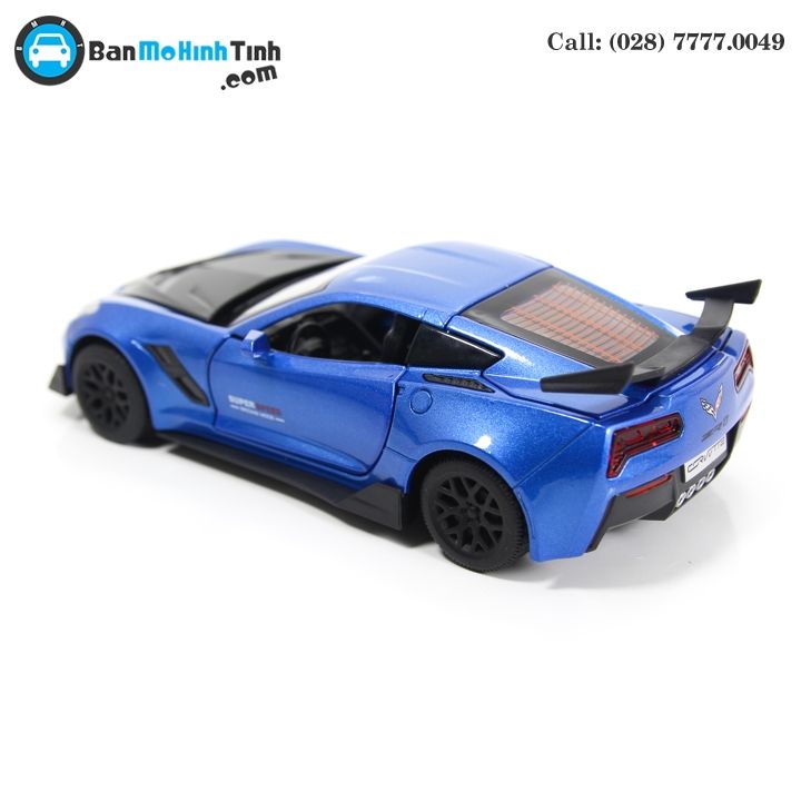 MÔ HÌNH CHELVOLET CORVETTE ZR1 BLUE 1:32 TYMODELS