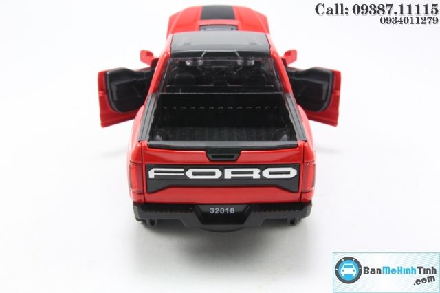 MÔ HÌNH FORD RAPTOR F150 RED 2009 1:32 MSZ