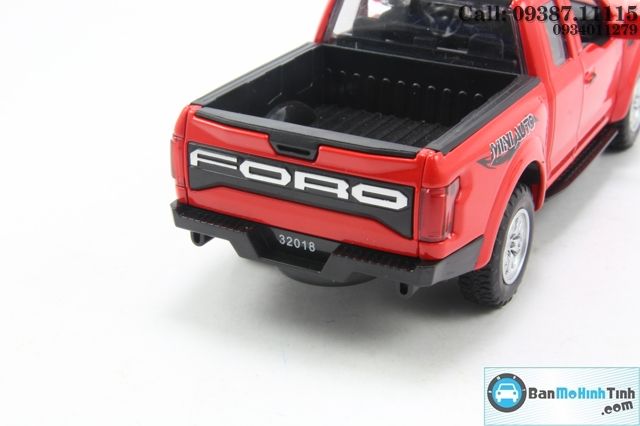 MÔ HÌNH FORD RAPTOR F150 RED 2009 1:32 MSZ