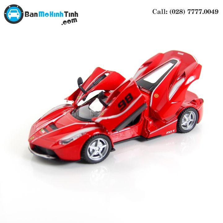 MÔ HÌNH FERRARI LAFERRARI FXX K NO.98 RED 1:32 DOUBLEHOUSES