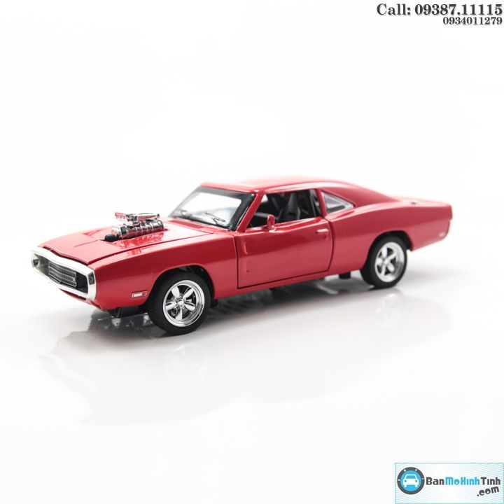 MÔ HÌNH DODGE CHALLENGER FAST AND FURIOUS RED 1:32 MINIAUTO
