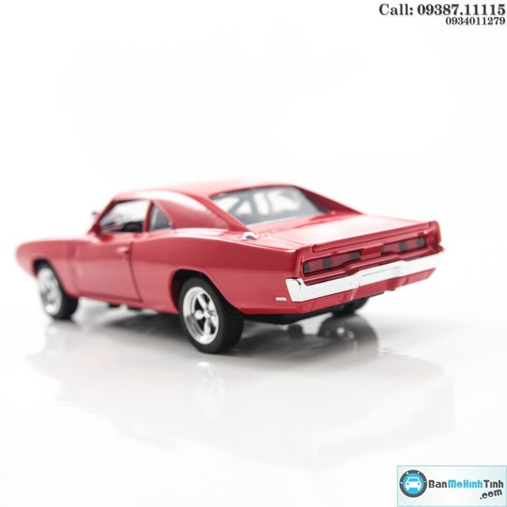 MÔ HÌNH DODGE CHALLENGER FAST AND FURIOUS RED 1:32 MINIAUTO