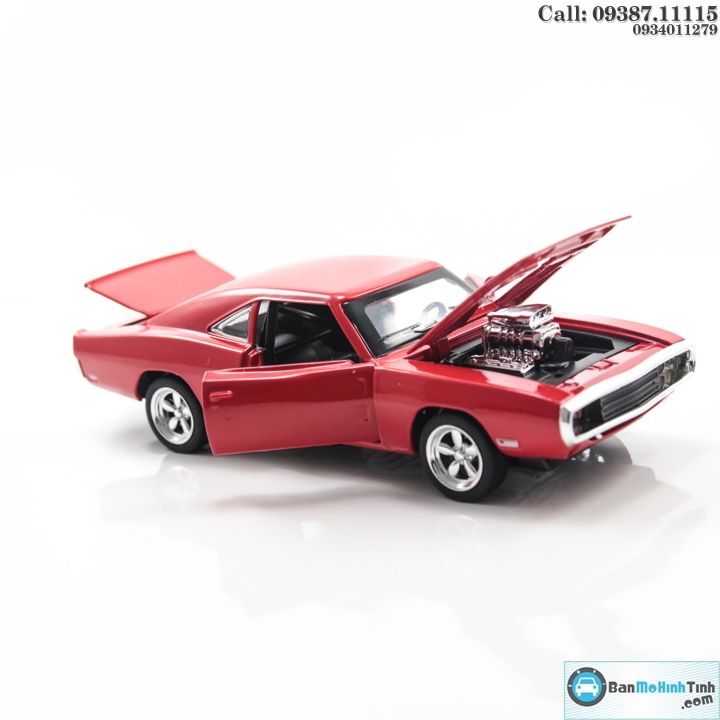 MÔ HÌNH DODGE CHALLENGER FAST AND FURIOUS RED 1:32 MINIAUTO
