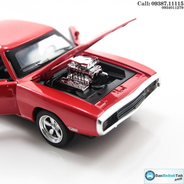 MÔ HÌNH DODGE CHALLENGER FAST AND FURIOUS RED 1:32 MINIAUTO