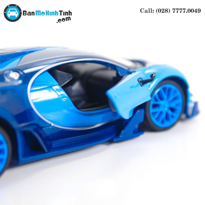 MÔ HÌNH BUGATTI VISION GT CONCEPT BLUE 1:24 DOUBLEHOUSES