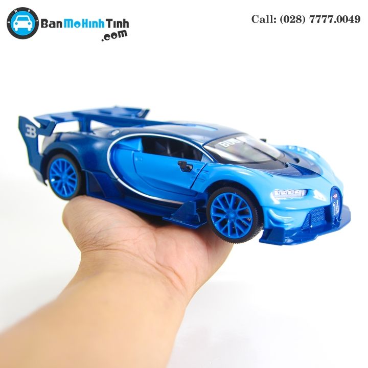 MÔ HÌNH BUGATTI VISION GT CONCEPT BLUE 1:24 DOUBLEHOUSES