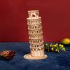 Mô hình gỗ lắp ráp 3D Pisa Leaning Tower (Tháp Nghiêng Pisa) (Wood Color) - Robotime TG304 - WP112