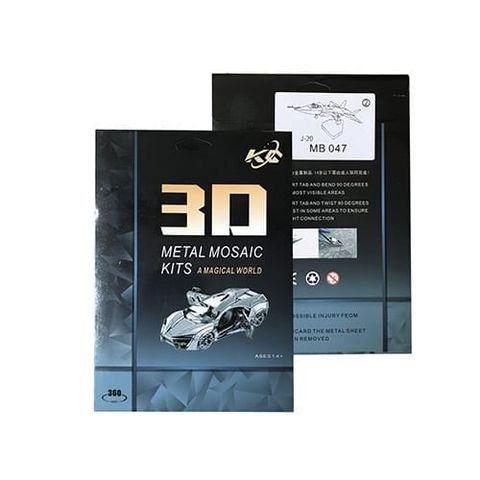 Mô hình kim loại lắp ráp 3D Horse (Con Ngựa) (Silver) – Metal Mosaic MP653