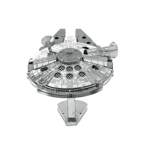 Mô hình kim loại lắp ráp 3D Millennium Falcon (Silver) – Metal Works MP049