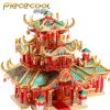 Mô hình kim loại lắp ráp 3D Rouge Shop (Tiệm Son Phấn) (Mixed Color) - Piececool MP867