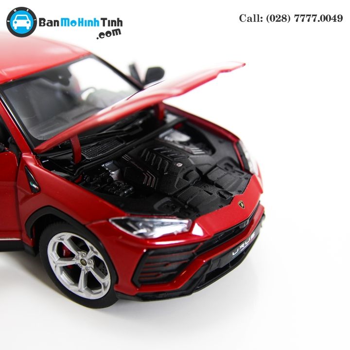 MÔ HÌNH LAMBORGHINI URUS RED 1:24 WELLY- 24094R