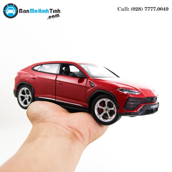 MÔ HÌNH LAMBORGHINI URUS RED 1:24 WELLY- 24094R