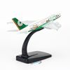 Mô hình máy bay tĩnh Eva Air Hello Kitty Green Airbus A380 16cm Everfly giá rẻ (4)