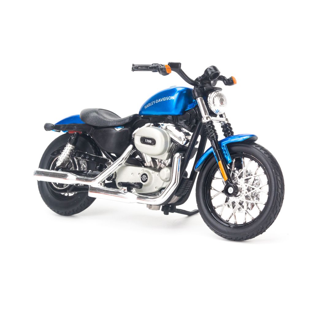 Mô hình xe mô tô Harley Davidson 2007 XL 1200N Nightster 1:18 Maisto Blue