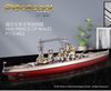 Mô hình kim loại lắp ráp 3D Thiết Giáp Hạm HMS Prince Of Wales (Silver, Red, Gold) – Piececool MP597