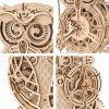  Mô hình gỗ lắp ráp 3D The Owl Clock (Đồng Hồ Con Cú) (Wood Color) - Robotime LK503 - WP145 