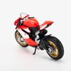 Mô hình xe mô tô Ducati 1199 Superleggra 1:18 Maisto Fluorescent Red (2)