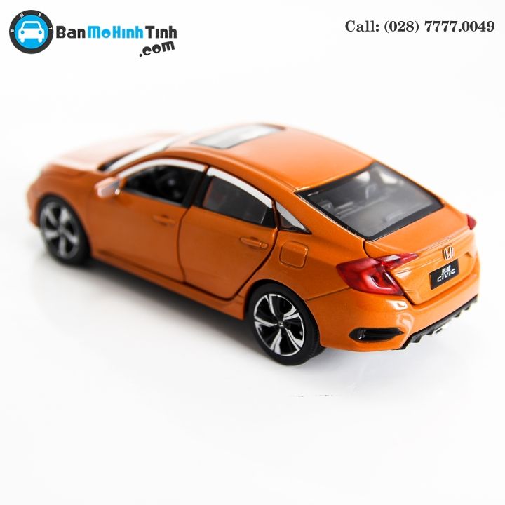 MÔ HÌNH HONDA CIVIC ORANGE 1:32 JACKIE KIM