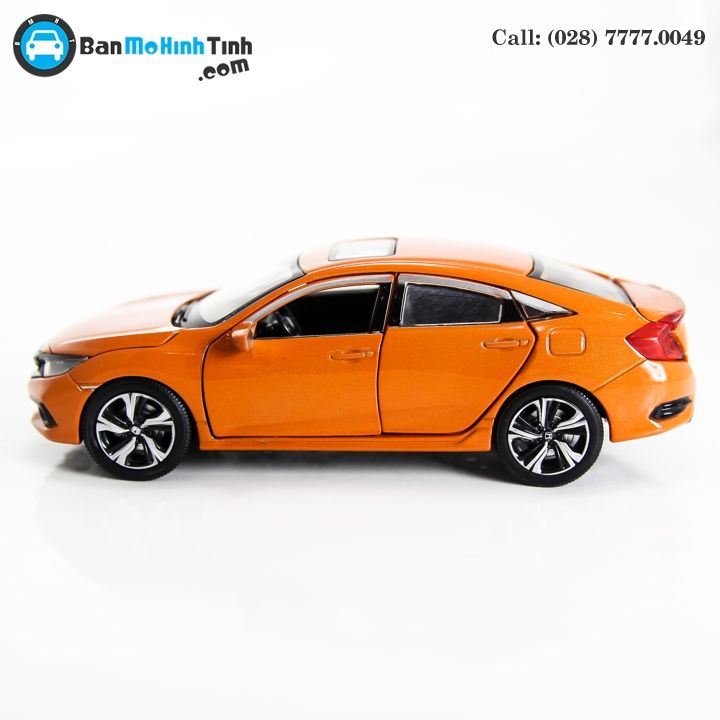 MÔ HÌNH HONDA CIVIC ORANGE 1:32 JACKIE KIM