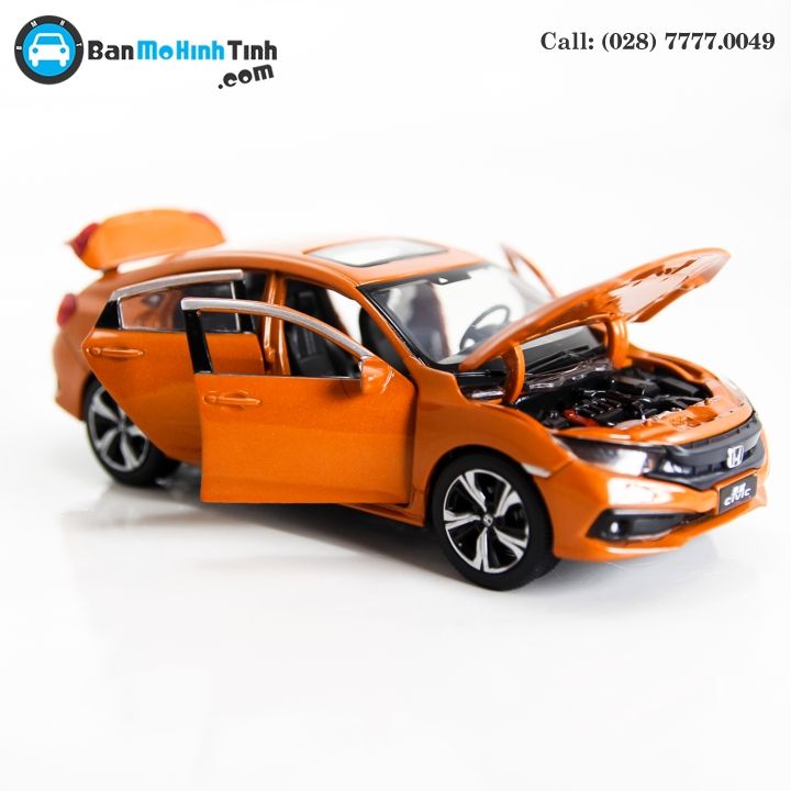 MÔ HÌNH HONDA CIVIC ORANGE 1:32 JACKIE KIM