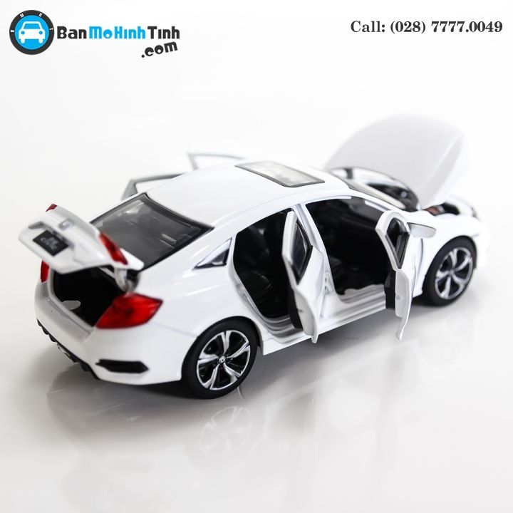 MÔ HÌNH HONDA CIVIC WHITE 1:32 JACKIE KIM