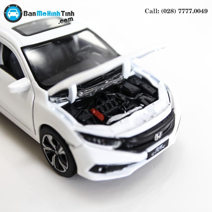 MÔ HÌNH HONDA CIVIC WHITE 1:32 JACKIE KIM