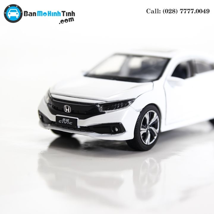 MÔ HÌNH HONDA CIVIC WHITE 1:32 JACKIE KIM