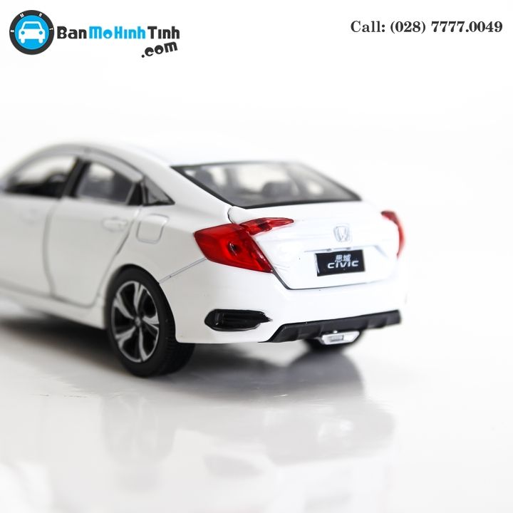 MÔ HÌNH HONDA CIVIC WHITE 1:32 JACKIE KIM