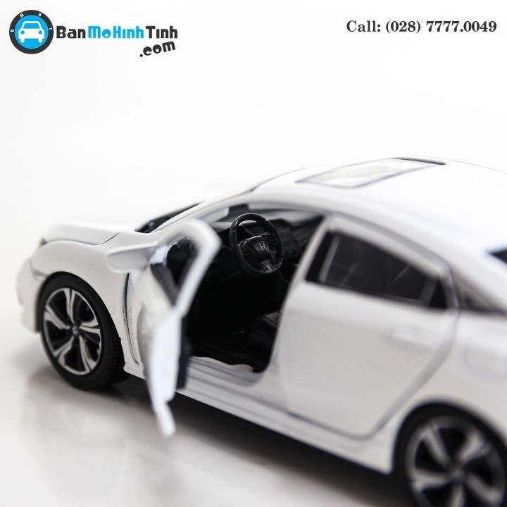 MÔ HÌNH HONDA CIVIC WHITE 1:32 JACKIE KIM