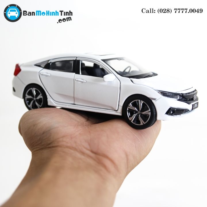MÔ HÌNH HONDA CIVIC WHITE 1:32 JACKIE KIM