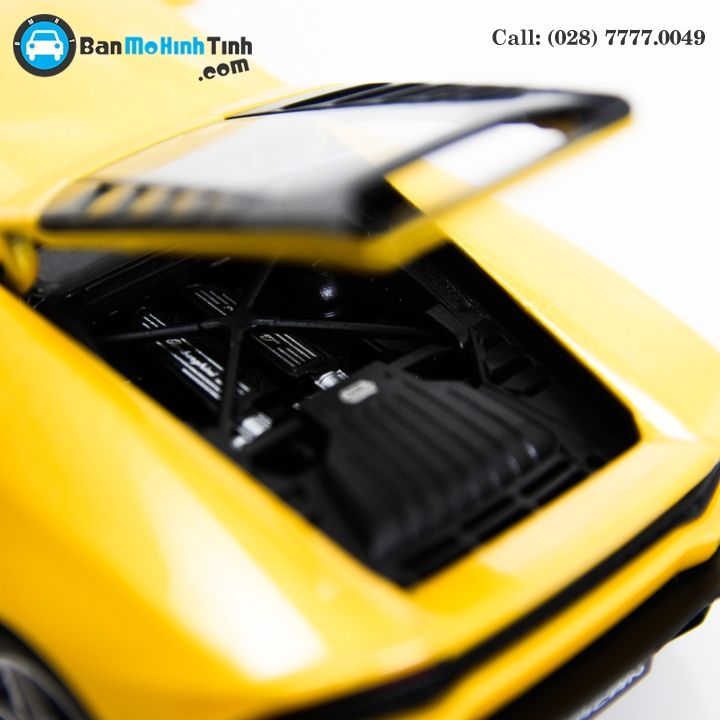 MÔ HÌNH LAMBORGHINI HURACAN LP610-4 YELLOW 1:24 WELLY - 24056Y