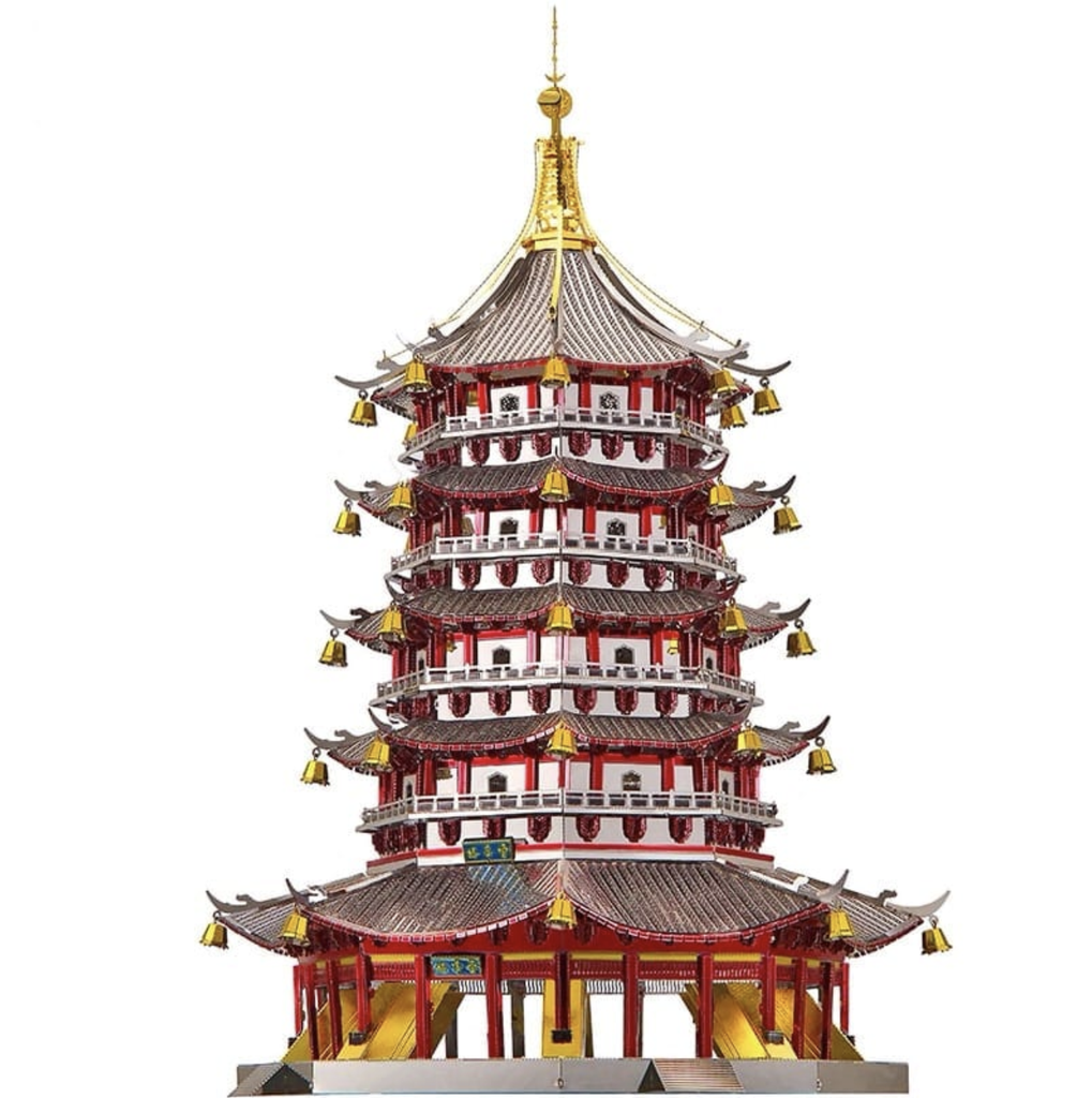  Mô Hình Kim Loại Lắp Ráp 3D Leifeng Pagoda (Tháp Lôi Phong) (Mixed Color) - Piececool – MP445 