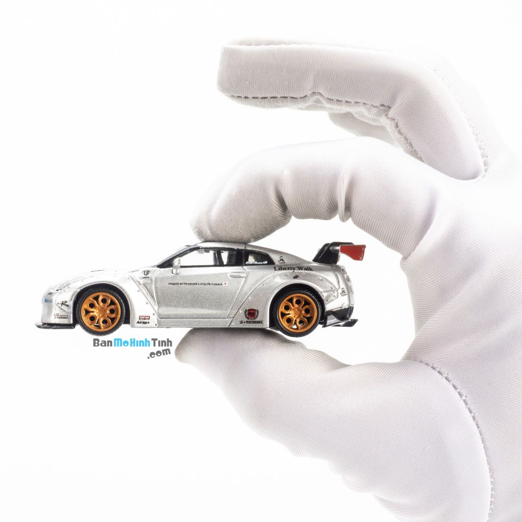 Mô hình xe Nissan GT-R R35 2009 Liberty Walk LB Works 1:64 MiniGT