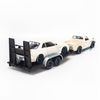 Mô hình xe Design Elite Transport - Datsun 73 Pick up + Skyline R34 1:24 Maisto White (2)