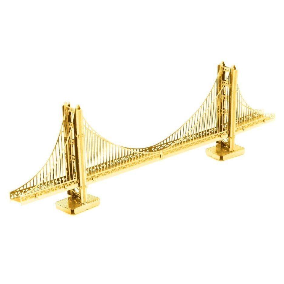 Mô hình kiến trúc thế giới Golden Gate Bridge lắp ráp kim loại 3D  – Piecefun MP095