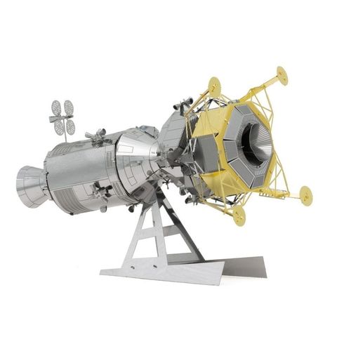 Mô hình kim loại lắp ráp 3D Apollo CSM-11 (Phi Thuyền Apollo) (Silver, Gold) Metal Head MP923