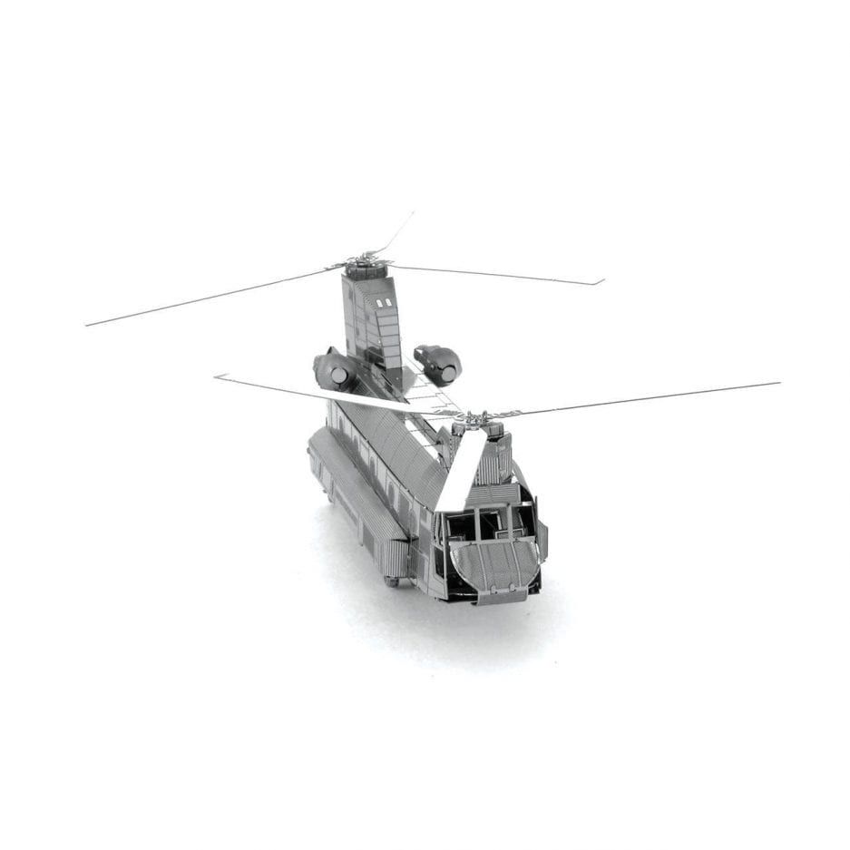 Mô Hình Kim Loại Lắp Ráp 3D Trực Thăng CH-47 Chinook (Silver) – Piecefun MP416