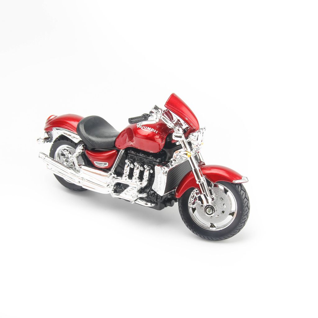  Mô hình xe mô tô Triump Rocket III Red 1:18 Bburago 