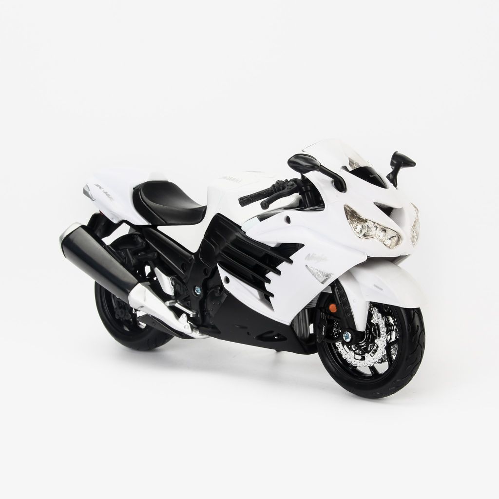 Mô hình xe mô tô Kawasaki Ninja ZX-14R 1:12 Maisto White