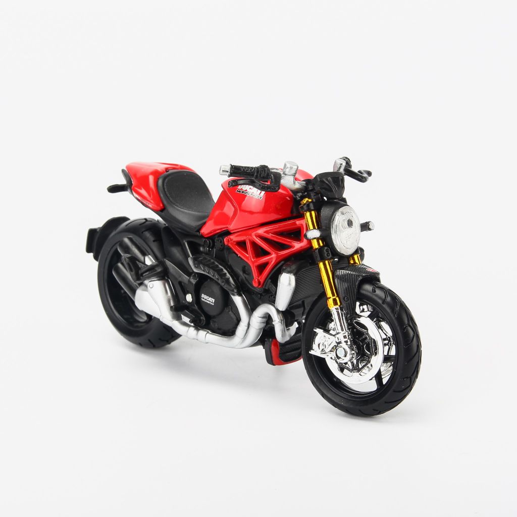 Mô hình xe mô tô Ducati Monster 1200s 1:18 Maisto Red