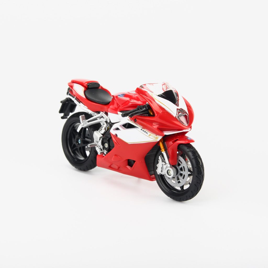 Mô hình xe mô tô MV Agusta F4RR 2012 Red 1:18 Burago