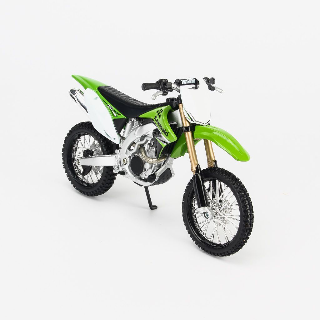 Mô hình mô tô Kawasaki KX450F 1:12 Maisto Green