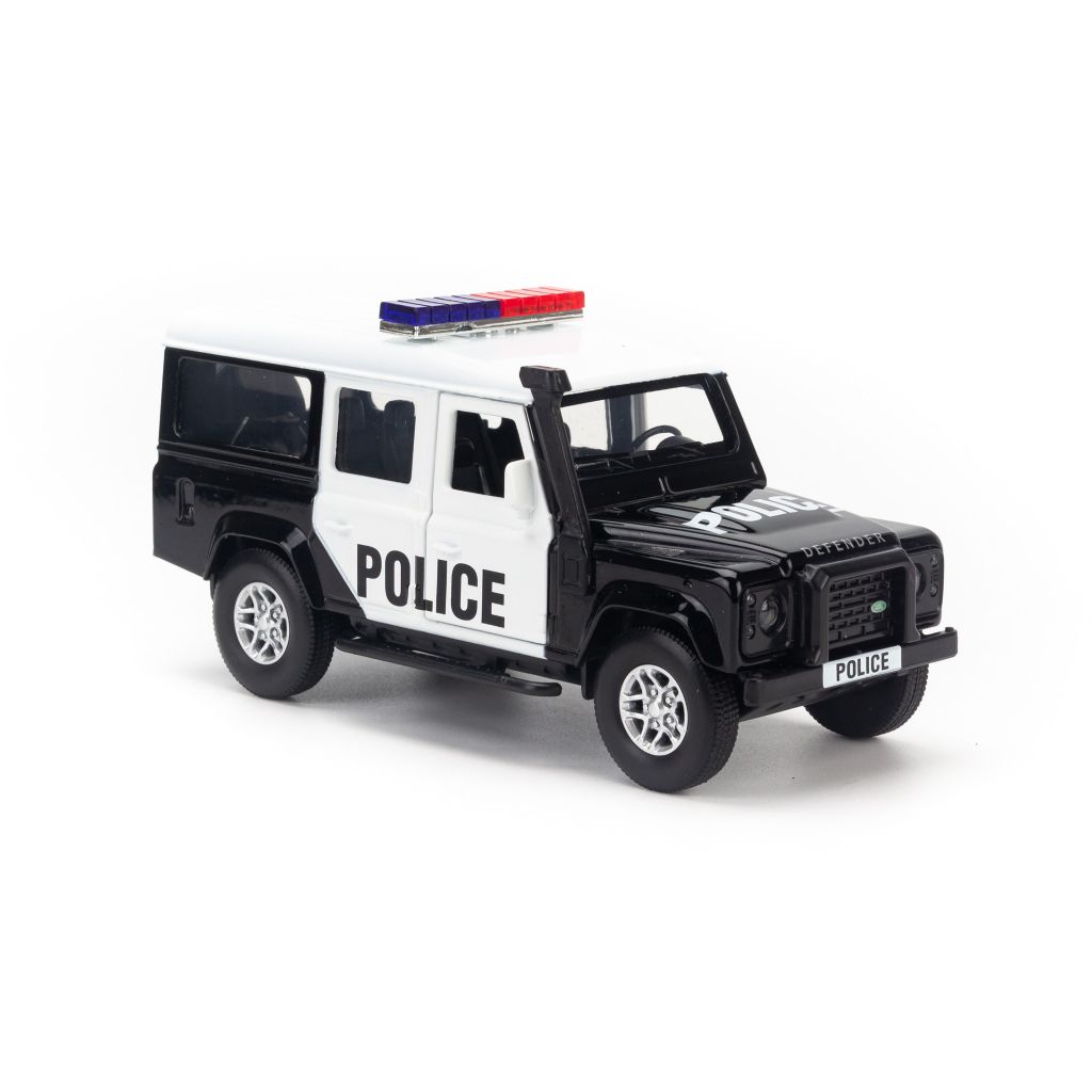 Mô hình xe cảnh sát Land rover Defender 1:36 Jackiekim