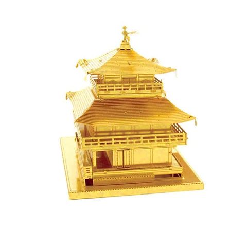 Mô hình kim loại lắp ráp 3D Kinkakuji Temple (Chùa Gác Vàng) (Gold) - Metal Head MP188