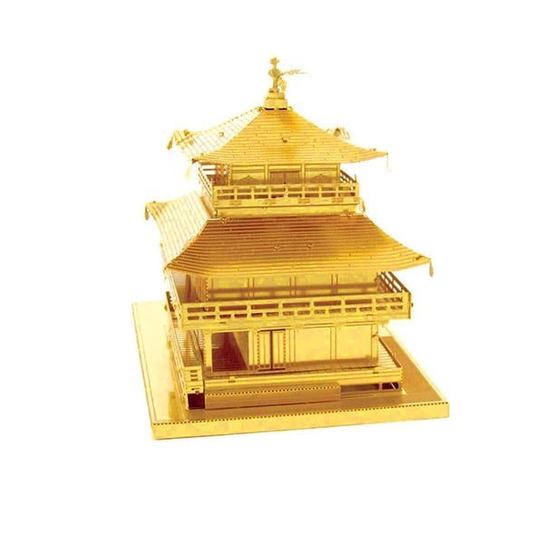 Mô hình kim loại lắp ráp 3D Kinkakuji Temple (Chùa Gác Vàng) (Gold) - Metal Head MP188