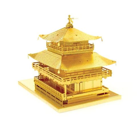 Mô hình kim loại lắp ráp 3D Kinkakuji Temple (Chùa Gác Vàng) (Gold) - Metal Head MP188
